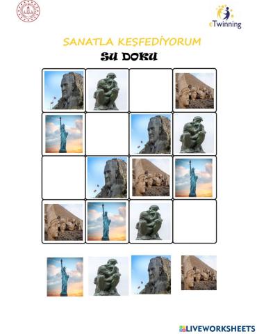 Sanatla keşfediyorum su doku