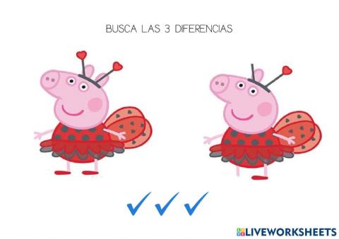 Diferencias pepa ladybug