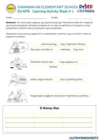 Q3 Week 1 Pretest No.1