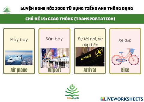 Tự luyện 1000 từ vựng tiếng Anh thông dụng