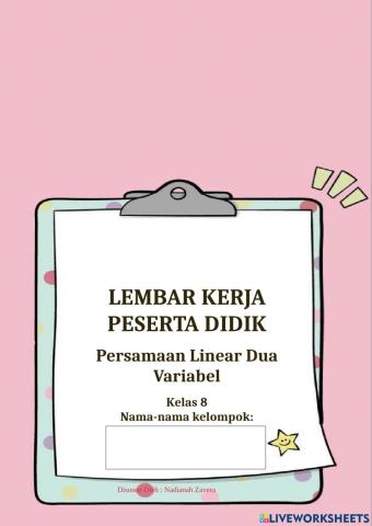 SPLDV PERTEMUAN 1