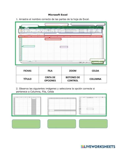 Ventana de  Excel