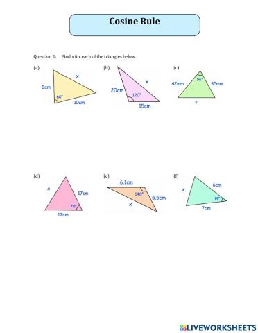 Cosine Rule