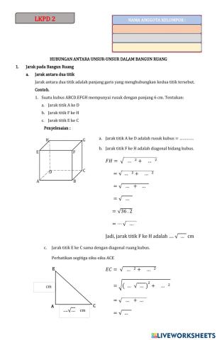 LKPD 2 - Jarak Titik Ke Titik