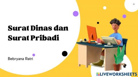 Lanjutan Surat Dinas dan Surat Pribadi