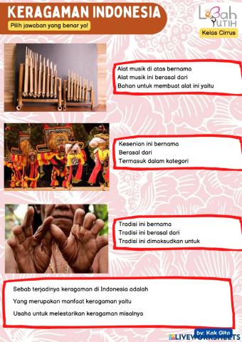 Keragaman Sosial Budaya