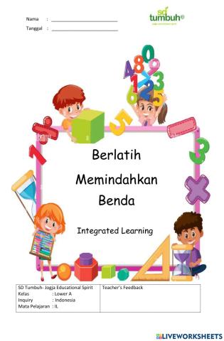 Integrated Learning-Membagi Benda