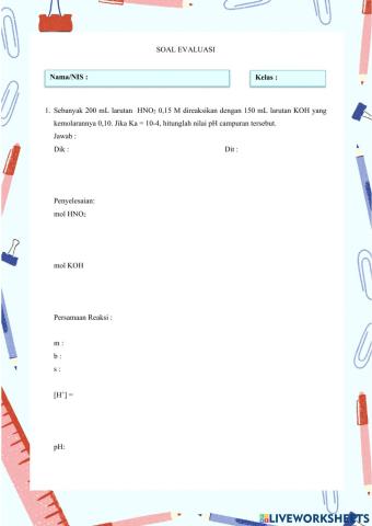 Soal evaluasi 02