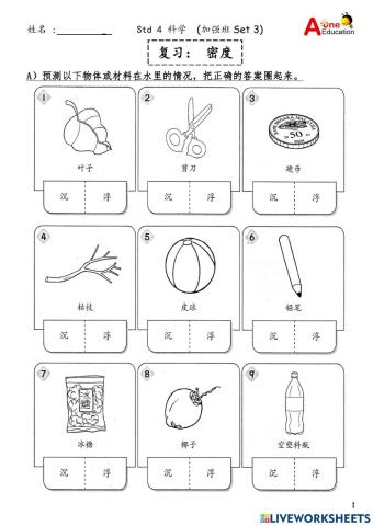 STD 4 SC Intensive Set 3