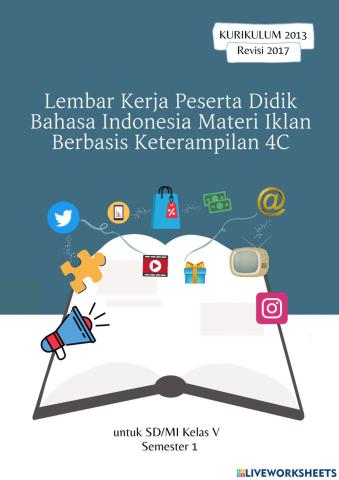 LKPD Merancang Iklan Media Cetak dan Mengidentifikasi Unsur Iklan