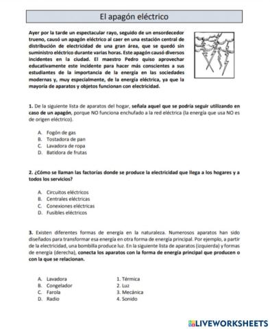 Prueba CAM 6º 2: Competencias básicas ciencias y tecnología 1-3