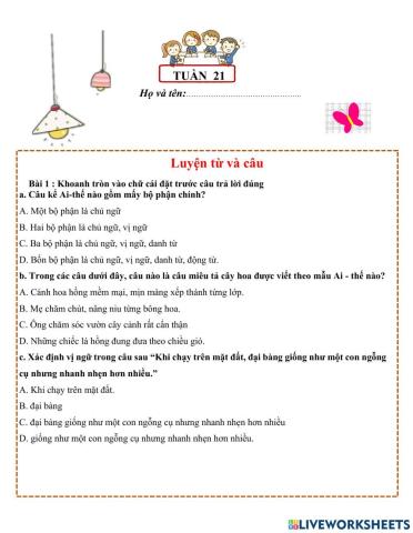 Câu kể Ai thế nào?