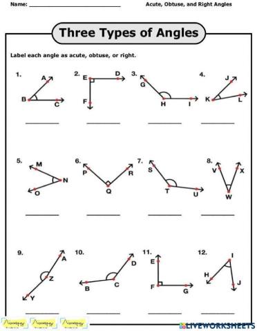 Types of Angles