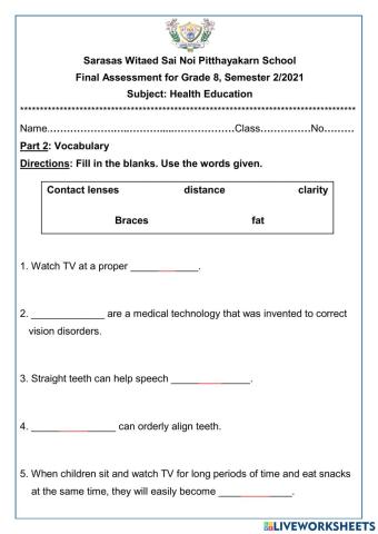 Final Assessment