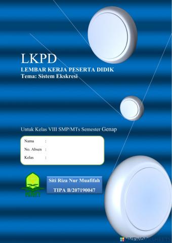 Lkpd sistem ekskresi