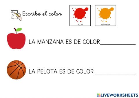 ¿de qué color es?