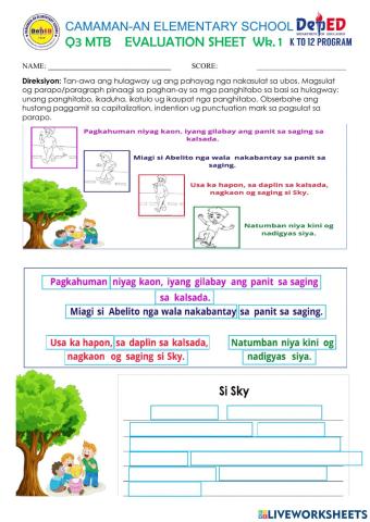 Q3 week1 mtb 2 evaluation sheet