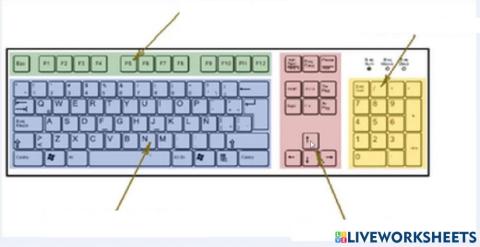 Partes del teclado