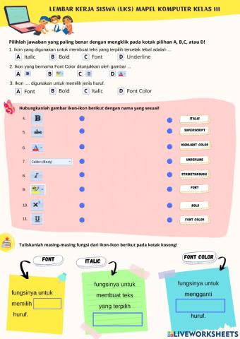 LWS Kelas 3 - 7 Feb