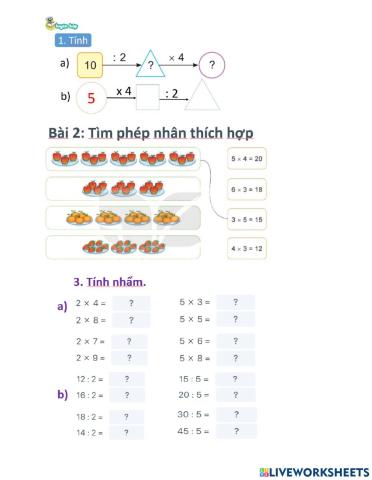 Toán 2, Bài 44, tiết 2