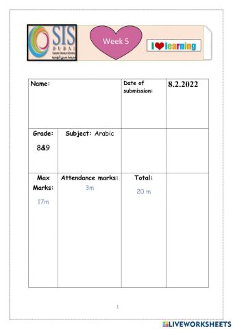 Illa week 5 8&9 L1