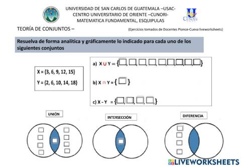 Teoría de conjuntos