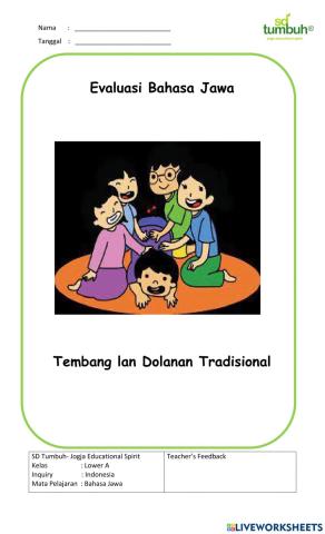 Evaluasi Tembang lan Dolanan Tradisional-Menjodohkan