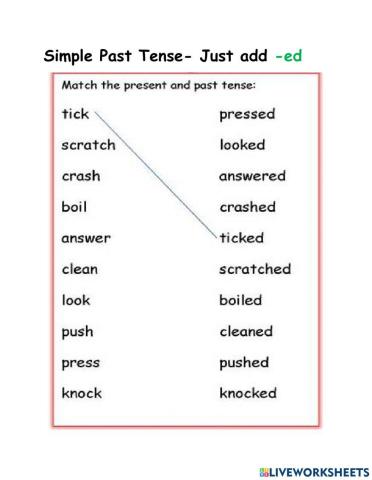 Simple Past Tense