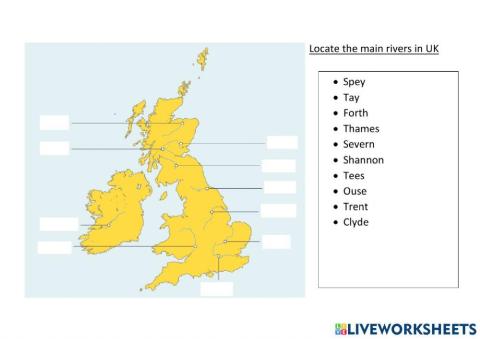 Rivers of UK