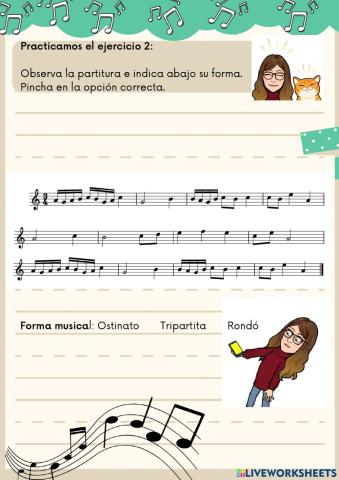 Forma Musical partitura 1