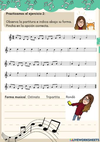 Forma musical partitura 4