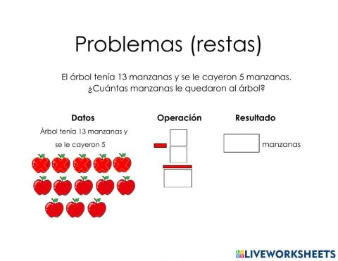 Problemas (resta)