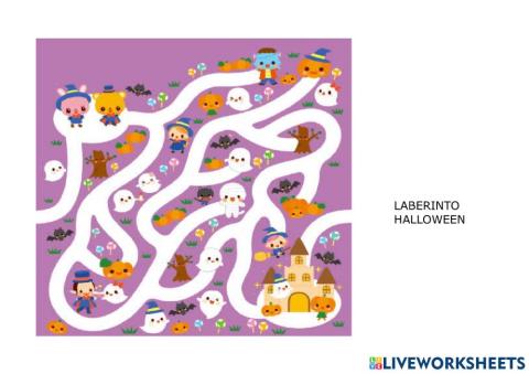 Laberinto halloween