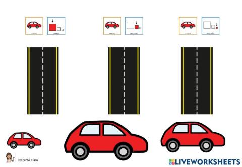 Clasificamos coches material Teacch