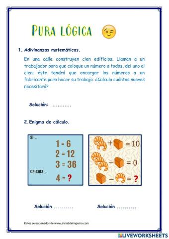 Retos Matemáticos