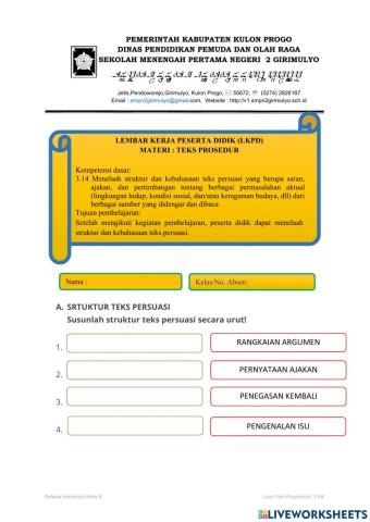 Ulangan struktur dan kaidah