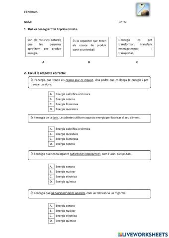 Examen energia 4t