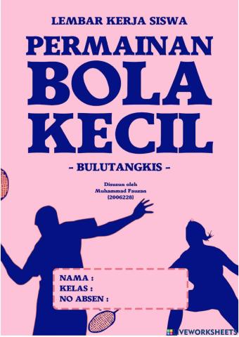 Permainan Bola Kecil : Bulutangkis