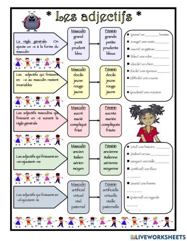 Les adjectifs