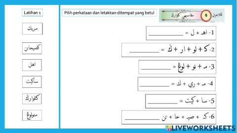 Adab - Latihan 6 - Mengasihi Keluarga