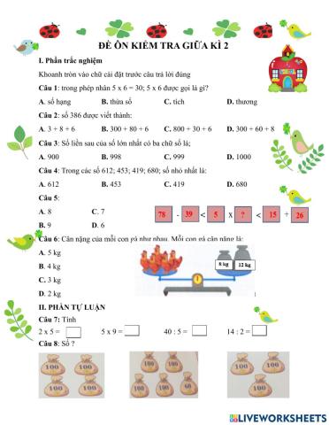 Kiểm tra toán ghk 2