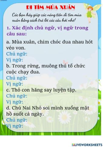 Ôn câu kể