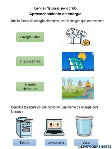 Fuentes de energía