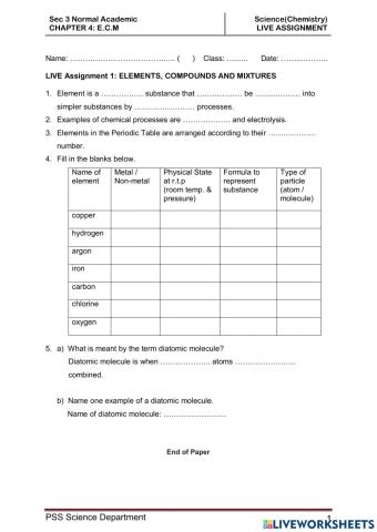 4. ecm-live assignment 1