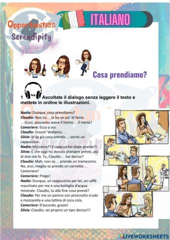 Progetto italiano clase 18