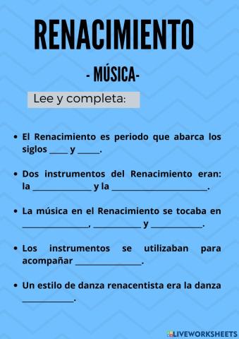 Renacimiento musical