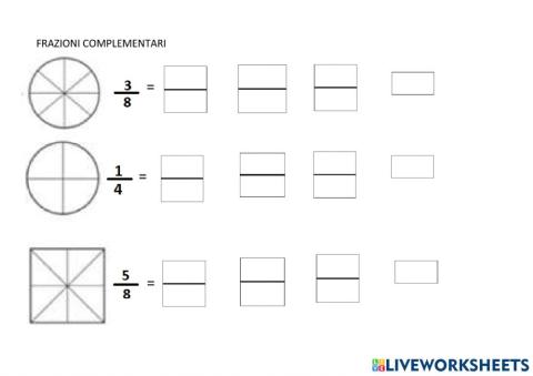 Frazioni complementari