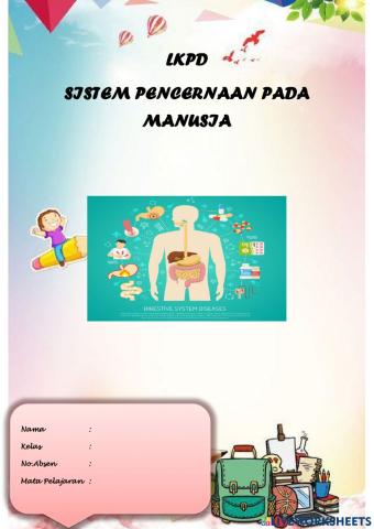 Sistem pencernaan pada manusia