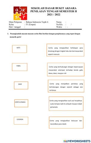 Pts bahasa indonesia topik 6