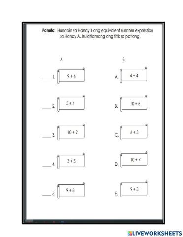 Equivalent set